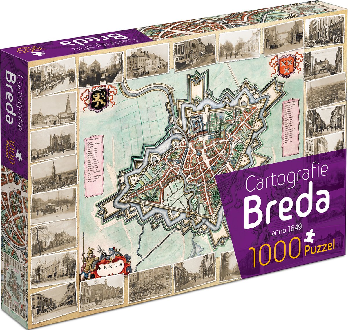 Cartografie Breda (1000) - Tuckers Fun Factory Legpuzzel